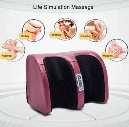 Electric Foot Massager with Heat and Roller Kneading
